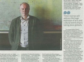 Art in lessons, lessons in art (SCMP) - an interview with Jeremy Till, Head of Central Saint Martins, UAL