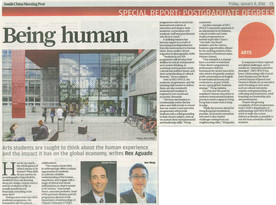 Being human: Special report of postgraduate degrees (SCMP) - covering Ken Wong, Head of International College, HKU SPACE