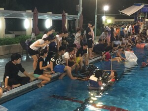 Leadership activity in HKU Flora Ho Sports Center and Stanley Smith Swimming Pool (Sept 2016)